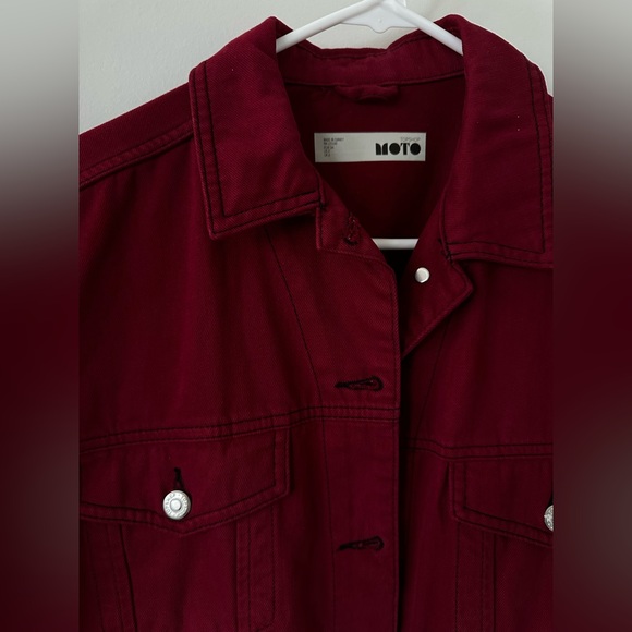 Red Denim Jacket - Picture 3 of 4